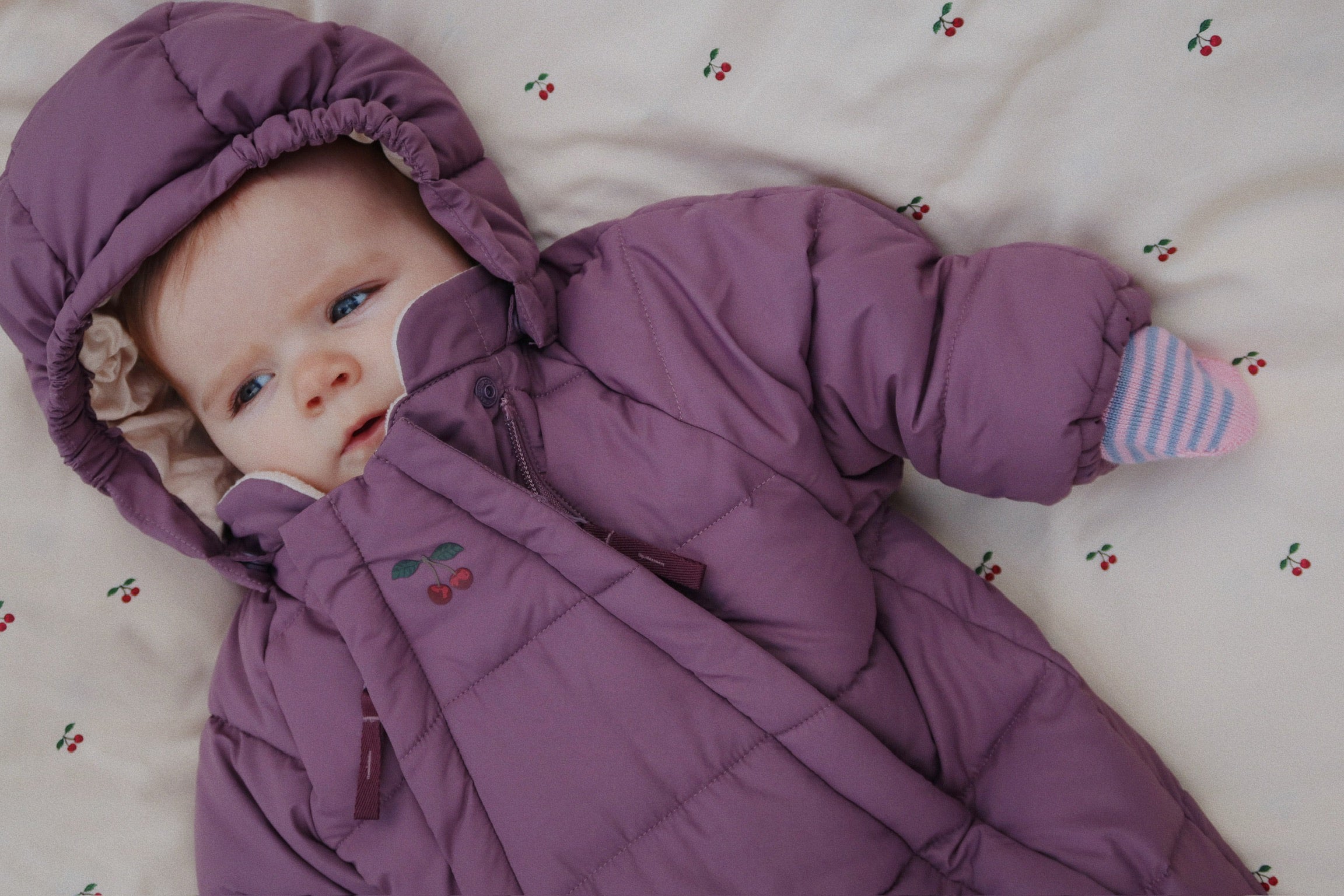 Konges Sløjd A/S PADDED ONESIES hortensia