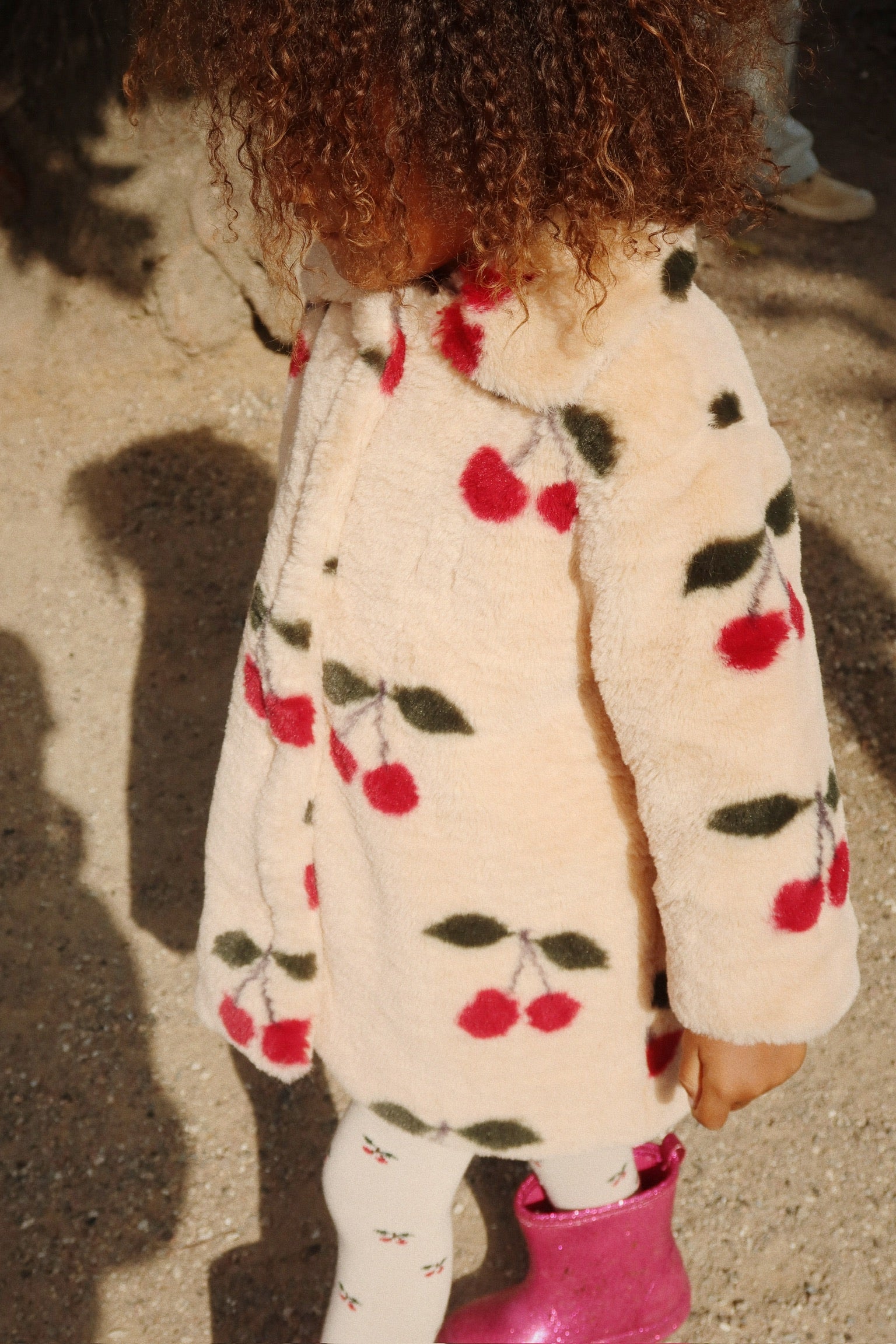 Fuzzie coat - ma grande cerise – Konges Sløjd®