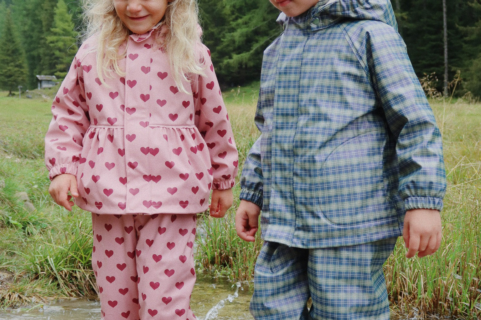 Konges Sløjd A/S RAINWEAR laurel blue check