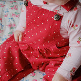 Konges Sløjd A/S WOVEN ROMPERS & JUMPSUITS strawberry dot