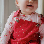 Konges Sløjd A/S WOVEN ROMPERS & JUMPSUITS strawberry dot