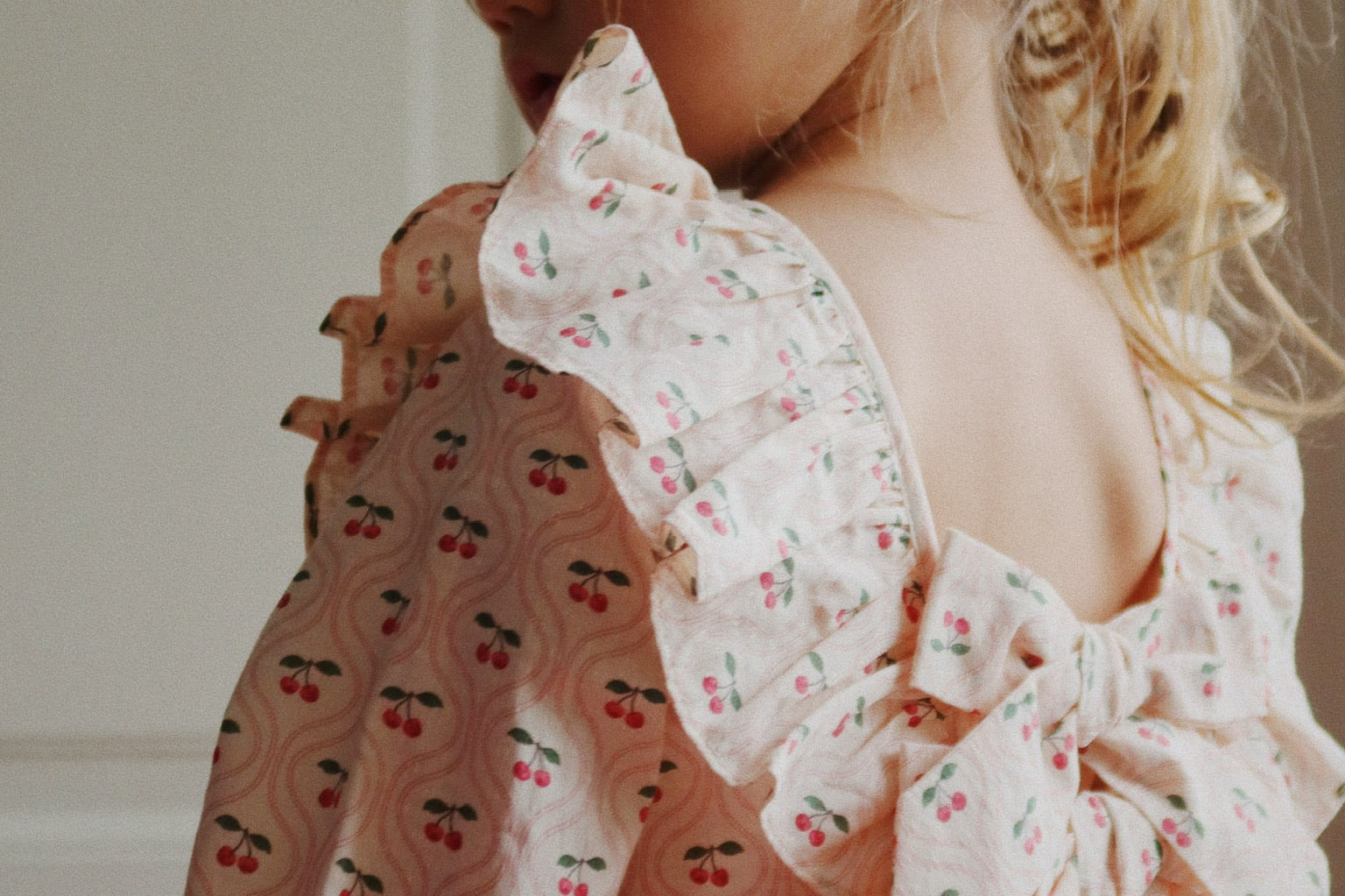 Konges Sløjd A/S WOVEN DRESSES cherry pink motif