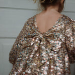 Konges Sløjd A/S WOVEN DRESSES gold glitter