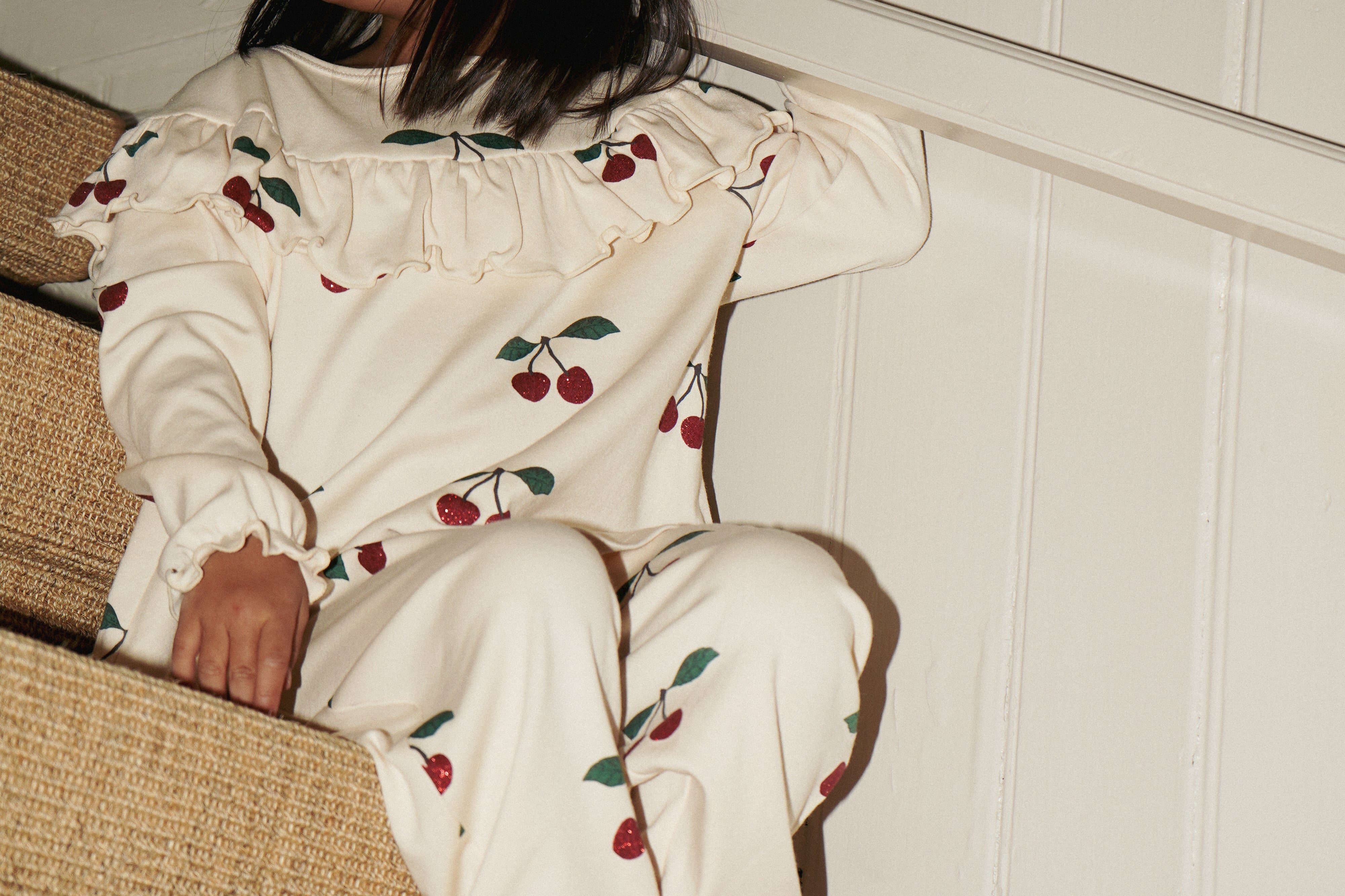 Konges Sløjd A/S JERSEY BLOUSES ma grande cerise glitter