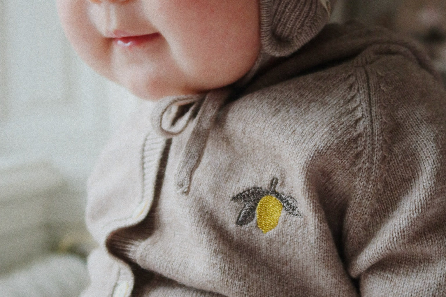 Konges Sløjd A/S KNITTED ROMPERS & ONESIES light brown