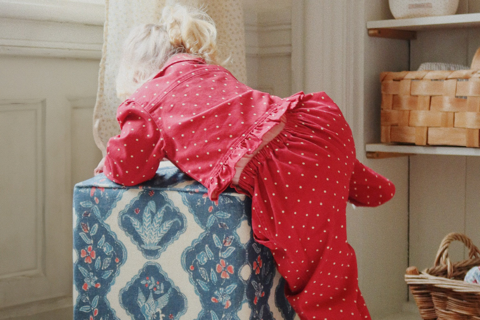 Konges Sløjd A/S WOVEN PANTS strawberry dot