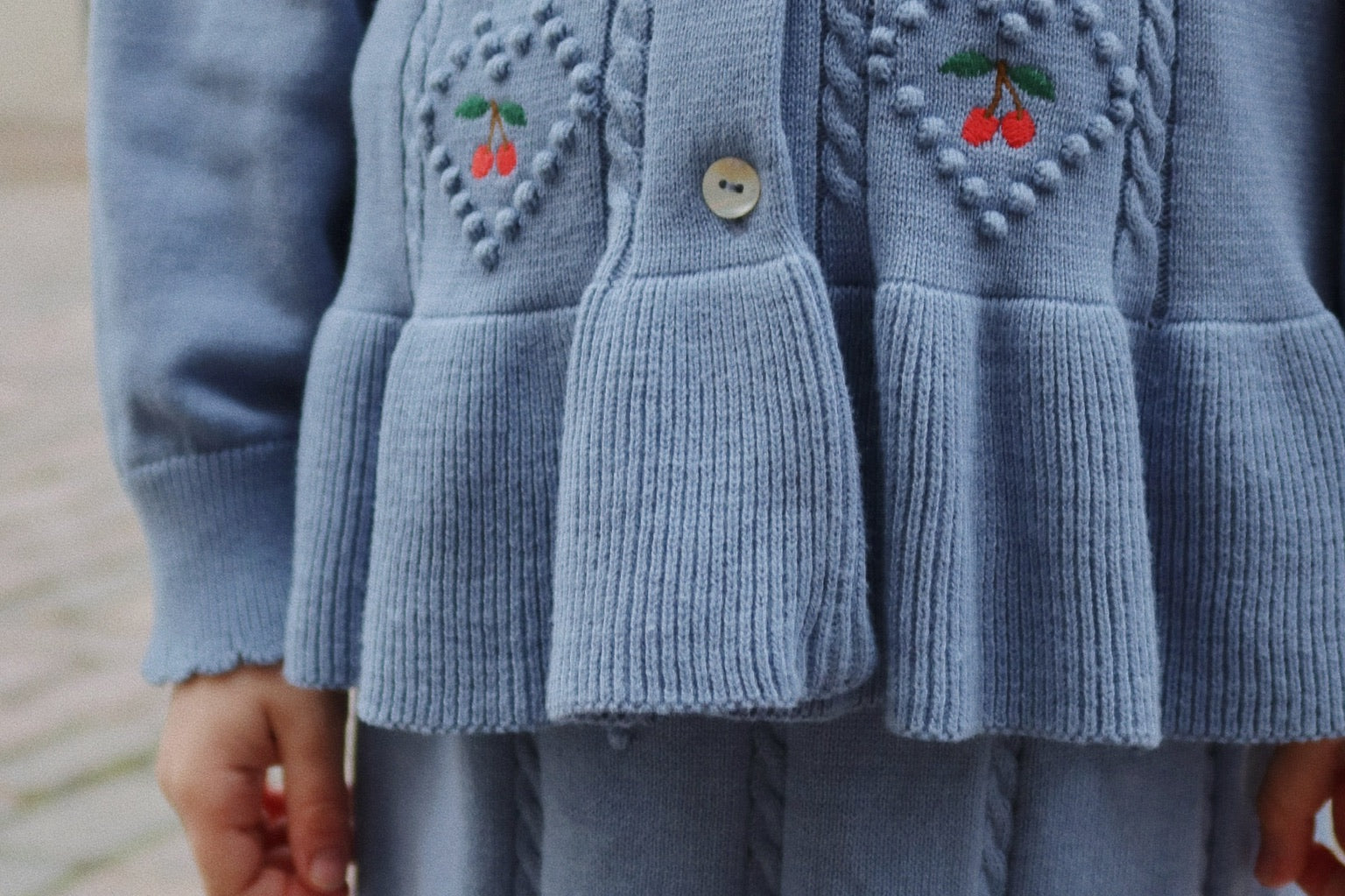 Konges Sløjd A/S KNITTED SKIRTS country blue