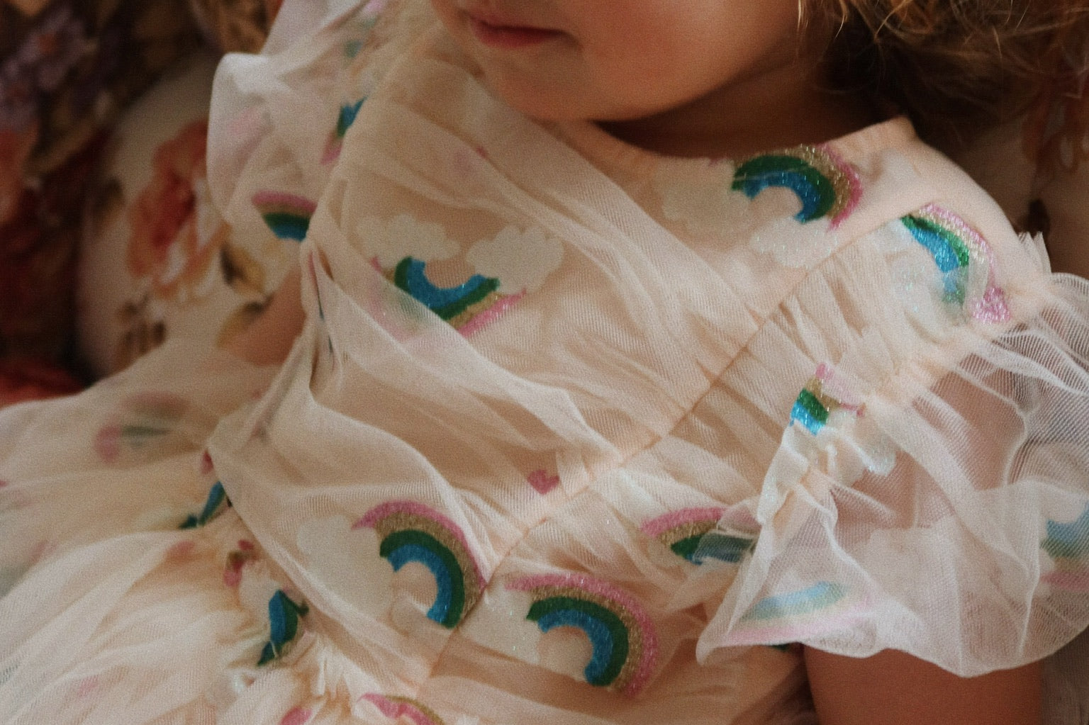 Konges Sløjd A/S WOVEN DRESSES rainbow glitter