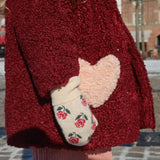 Konges Sløjd A/S WOVEN PANTS milk rouge stripe