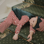 Konges Sløjd A/S COSTUMES greener pastures/red dahlia stripe