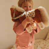 Konges Sløjd A/S WOVEN PANTS milk rouge stripe