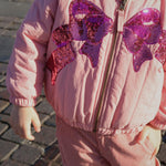 Konges Sløjd A/S WOVEN PANTS milk rouge stripe