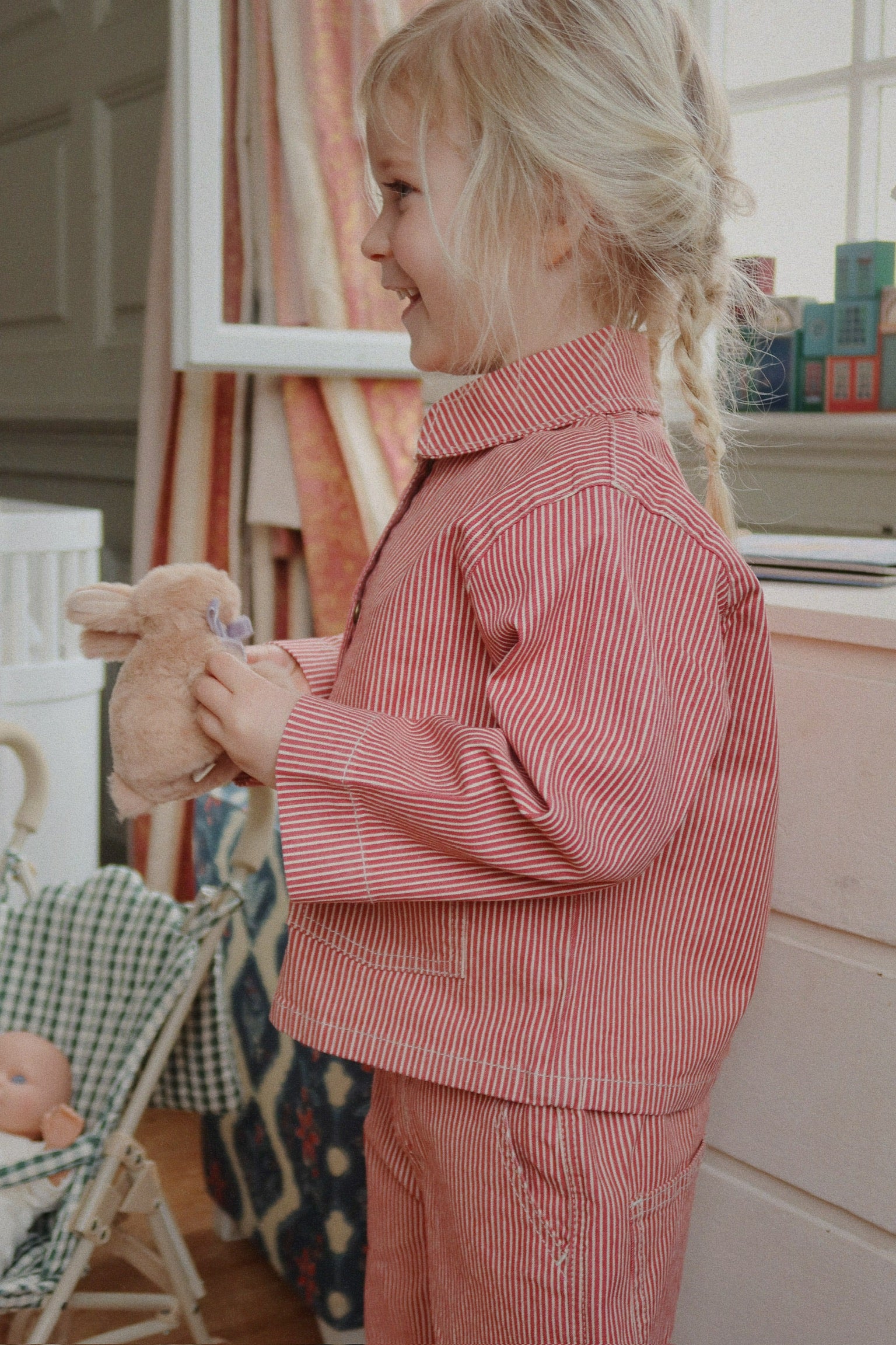パンツ Luc LUC PANTS - milk rouge stripe – Konges Sløjd®