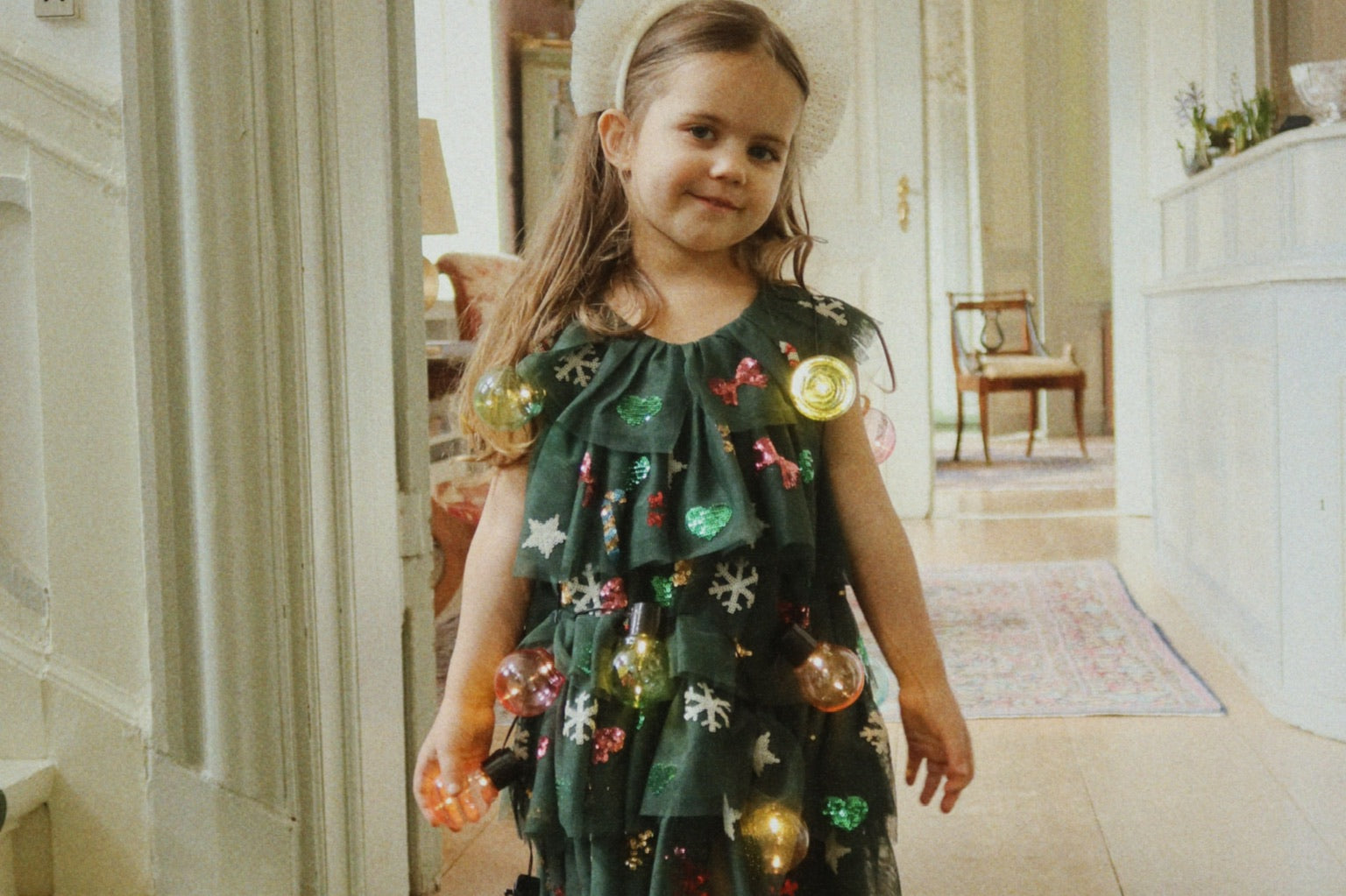 Konges Sløjd A/S WOVEN DRESSES hunter green