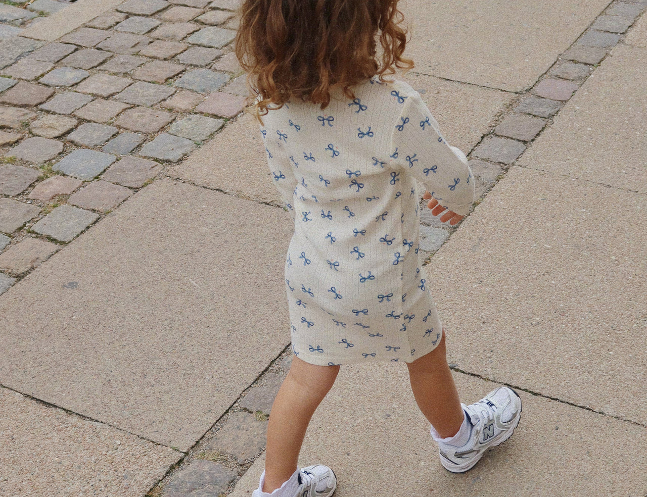 Konges Sløjd A/S JERSEY DRESSES bow bleu