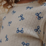 Konges Sløjd A/S JERSEY DRESSES bow bleu