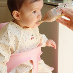 Konges Sløjd A/S DINNER BIBS navy dot/rain washed