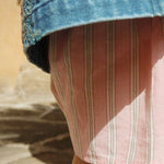 Konges Sløjd A/S WOVEN SHORTS & BLOOMERS basil/orchid/bleu stripe