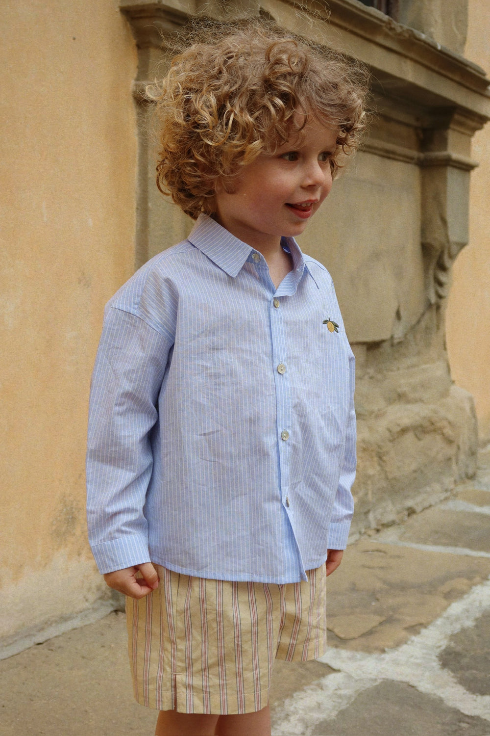 Konges Sløjd A/S WOVEN SHIRTS blue stripe