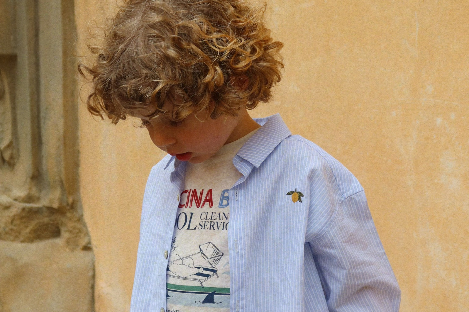 Konges Sløjd A/S WOVEN SHIRTS blue stripe