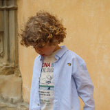 Konges Sløjd A/S WOVEN SHORTS & BLOOMERS basil/orchid/bleu stripe