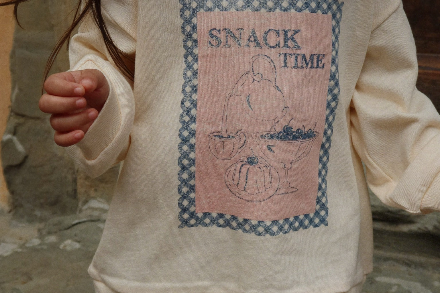 Konges Sløjd A/S WOVEN SHORTS & BLOOMERS soleil/bleu/basil stripe