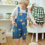 Konges Sløjd A/S WOVEN ROMPERS & JUMPSUITS lemon denim