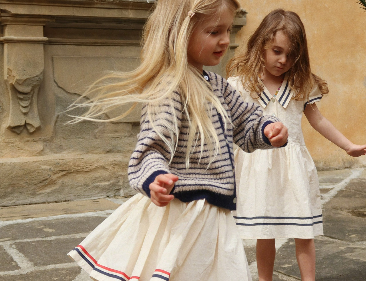 Konges Sløjd A/S KNITTED CARDIGANS navy stripe