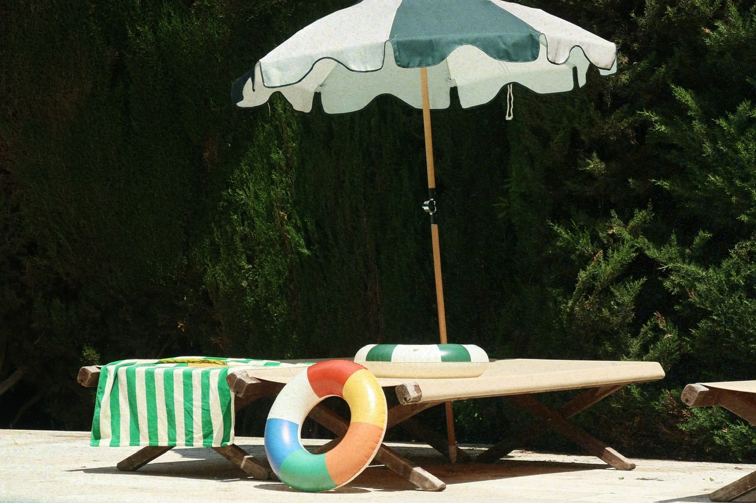 Konges Sløjd A/S SWIM RINGS green stripe