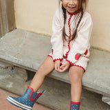 Konges Sløjd A/S RUBBER BOOTS heart blues