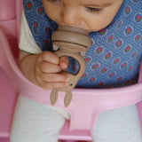 Konges Sløjd A/S FEEDING PACIFIER bark/shell