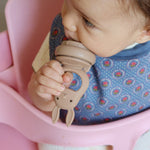 Konges Sløjd A/S FEEDING PACIFIER bark/shell