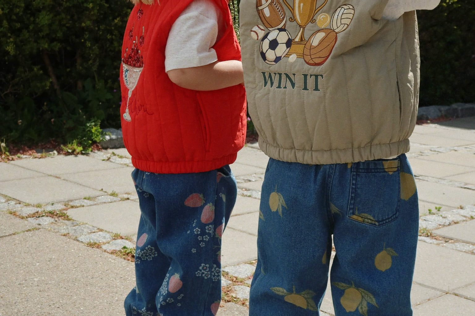 Konges Sløjd A/S WOVEN PANTS lemon denim