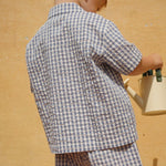 Konges Sløjd A/S WOVEN SHORT SLEEVE SHIRTS captains check