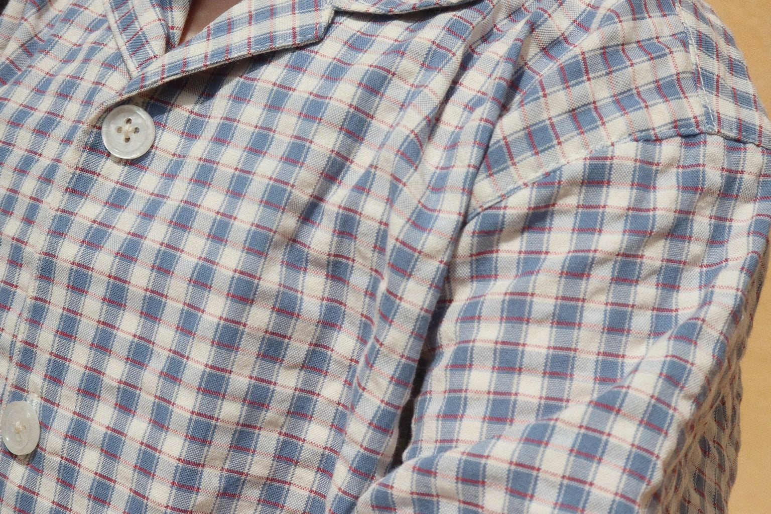 Konges Sløjd A/S WOVEN SHORT SLEEVE SHIRTS captains check