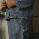 Konges Sløjd A/S WOVEN JACKETS & VESTS blue stripe