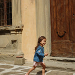 Konges Sløjd A/S WOVEN SHORTS & BLOOMERS soleil/bleu/basil stripe