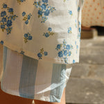 Konges Sløjd A/S WOVEN SHORTS & BLOOMERS soleil/bleu/basil stripe