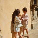 Konges Sløjd A/S WOVEN SHORTS & BLOOMERS soleil/bleu/basil stripe