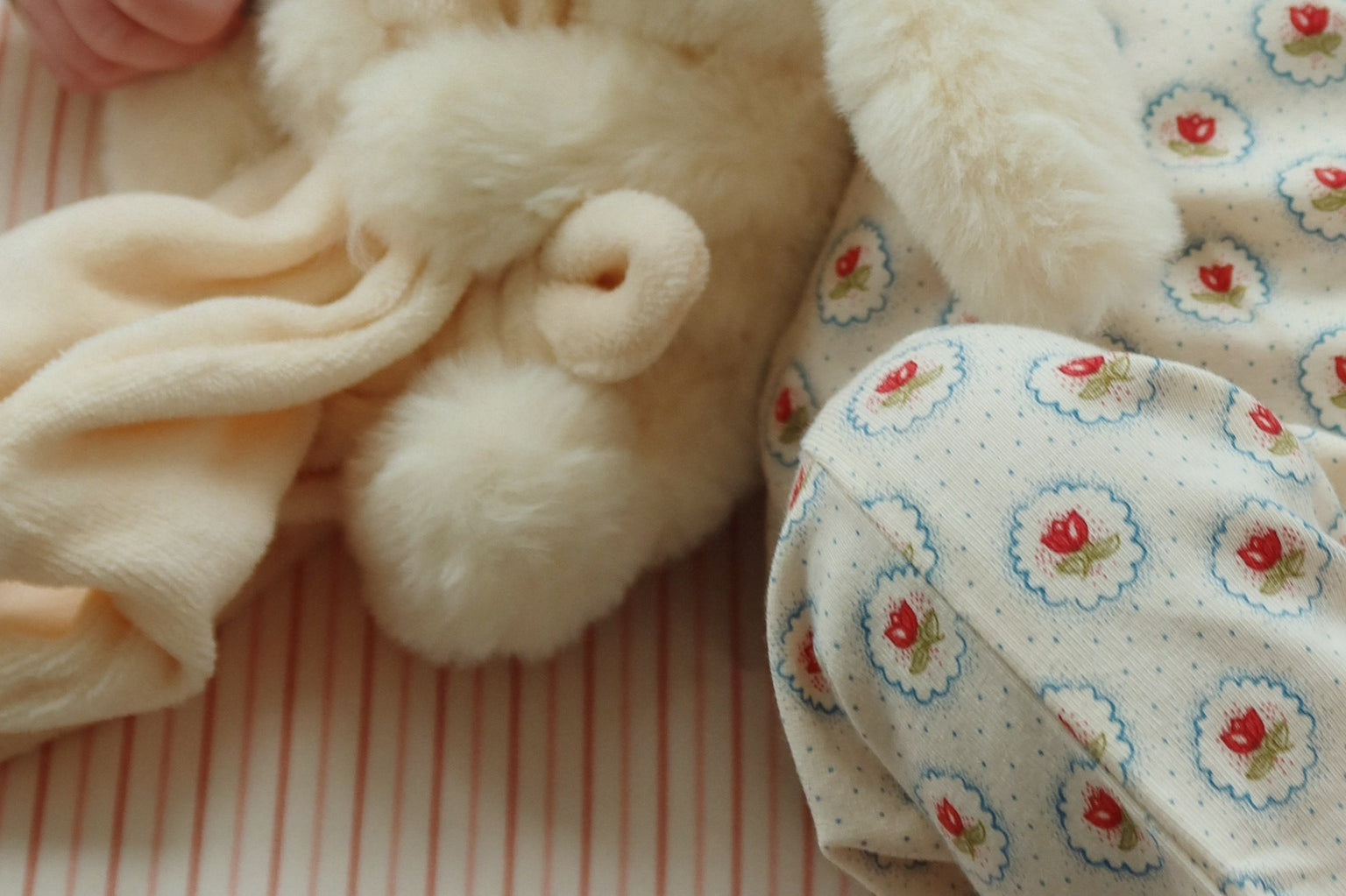 Konges Sløjd A/S BABY BEDDING stripie petite rose