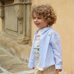 Konges Sløjd A/S WOVEN SHIRTS blue stripe