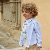 Konges Sløjd A/S WOVEN SHIRTS blue stripe