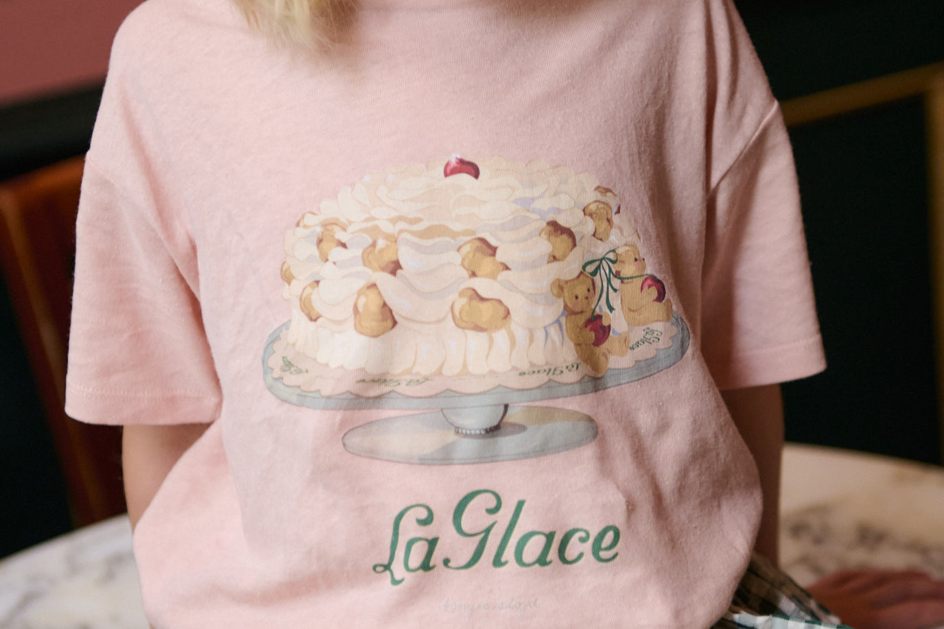 Konges Sløjd A/S JERSEY T-SHIRTS cameo rose