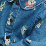 Konges Sløjd A/S WOVEN JACKETS & VESTS bow kitty denim