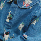 Konges Sløjd A/S WOVEN JACKETS & VESTS bow kitty denim