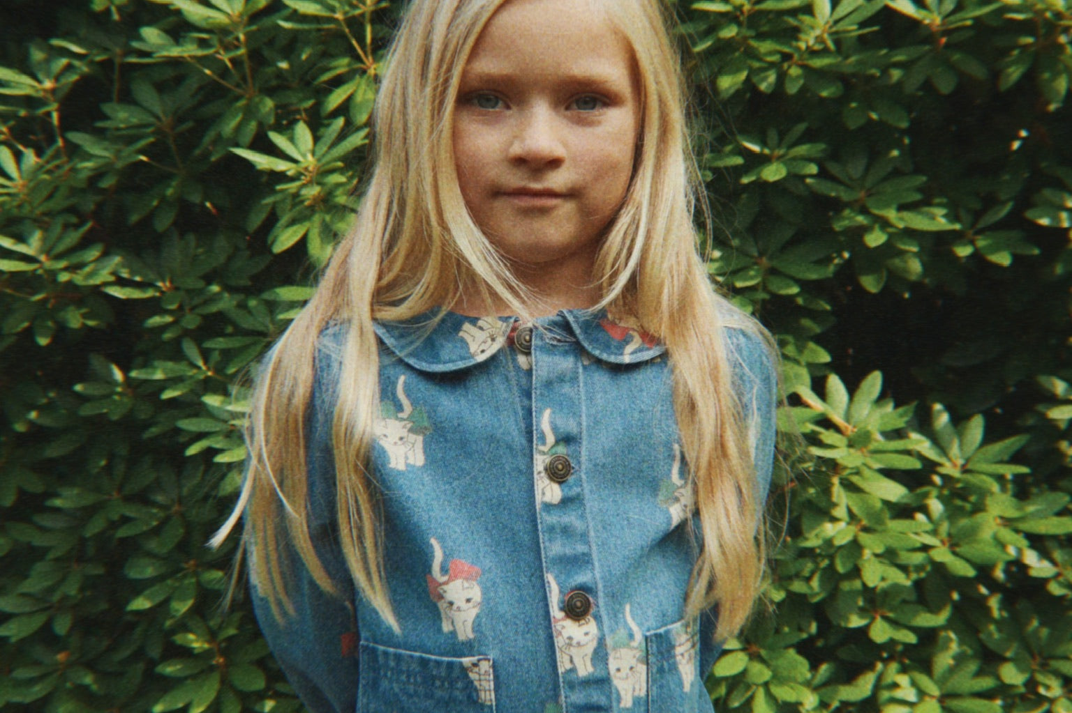 Konges Sløjd A/S WOVEN JACKETS & VESTS bow kitty denim