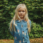 Konges Sløjd A/S WOVEN JACKETS & VESTS bow kitty denim