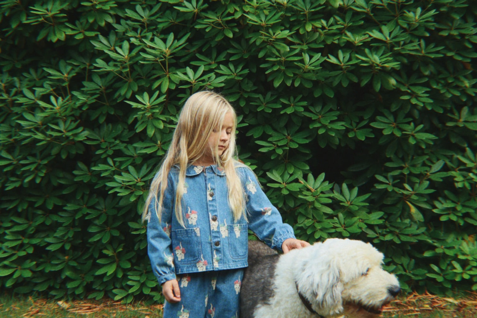 Konges Sløjd A/S WOVEN JACKETS & VESTS bow kitty denim