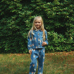 Konges Sløjd A/S WOVEN PANTS bow kitty denim