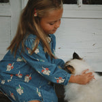 Konges Sløjd A/S WOVEN JACKETS & VESTS bow kitty denim